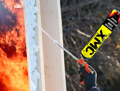 درزگیر فوم PU مقاوم در برابر آتش